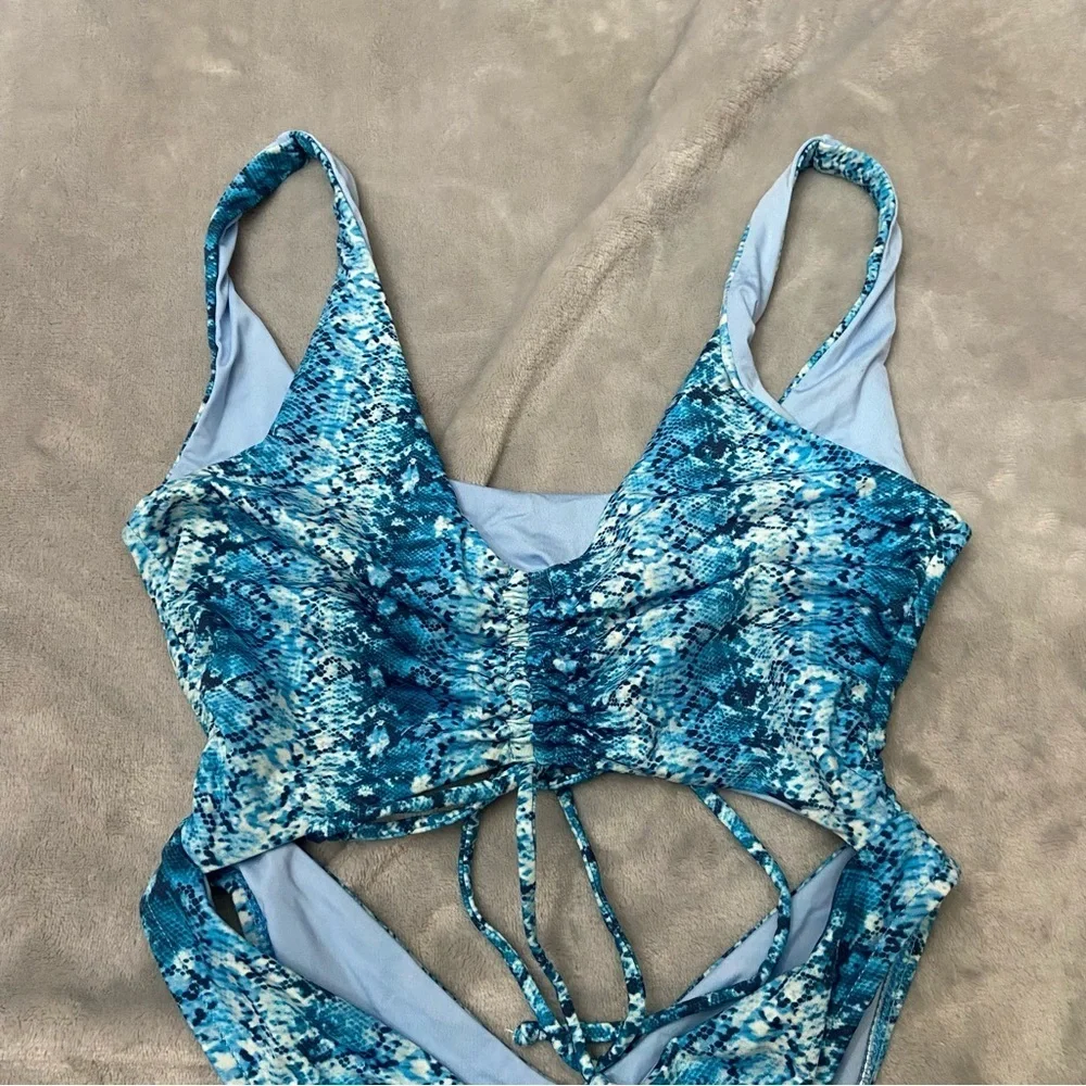 New! Frankie's Bikini's Emma One Piece Swimsuit in Mamba - 27697